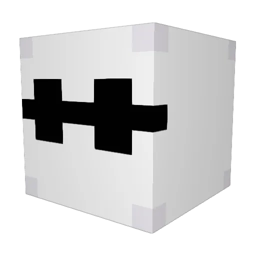 OSOLABIB Minecraft avatar head, 3D render