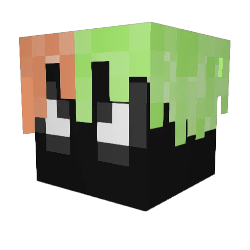 OSOxCHOCOSO Minecraft avatar head, 3D render