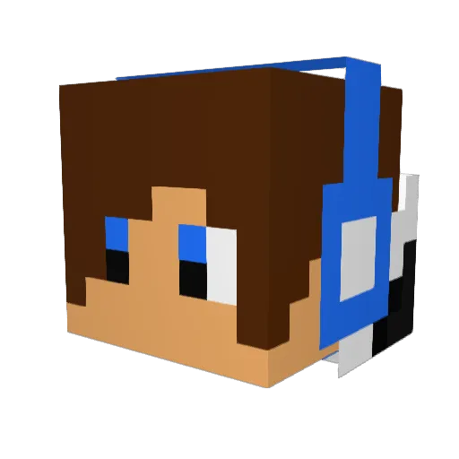 OSPER_IM Minecraft avatar head, 3D render