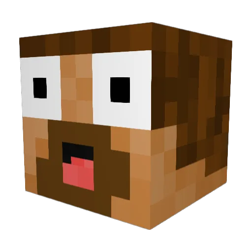 OSTUR6969 Minecraft avatar head, 3D render