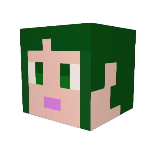 OSUSI31 Minecraft avatar head, 3D render
