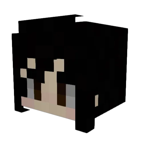 OScNP Minecraft avatar head, 3D render