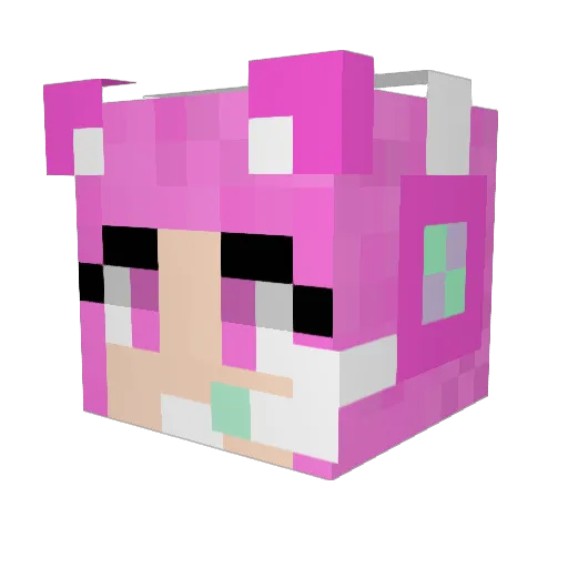 OSprintermax Minecraft avatar head, 3D render
