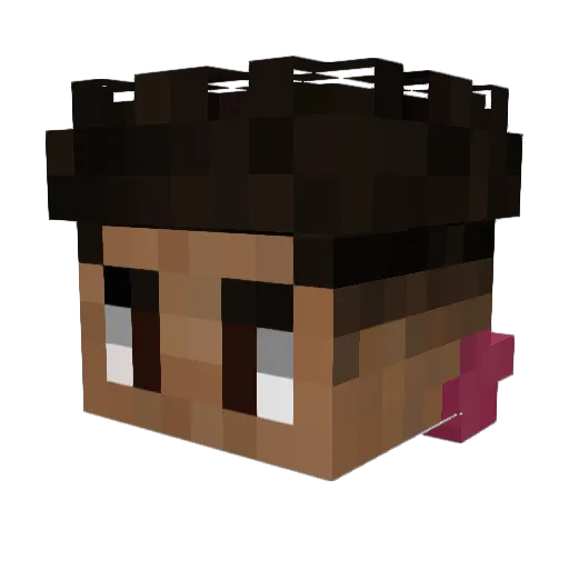 OSrRobert Minecraft avatar head, 3D render