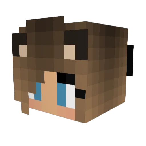 OStenmark Minecraft avatar head, 3D render