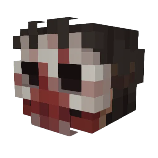OTALVES Minecraft avatar head, 3D render