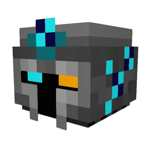 OTB_lio Minecraft avatar head, 3D render