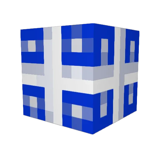 OTDX4 Minecraft avatar head, 3D render