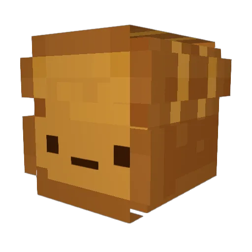OTKat Minecraft avatar head, 3D render