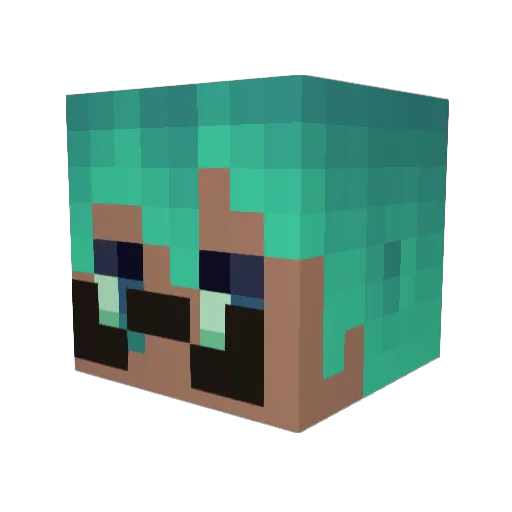 OTOGI_HEKISARA Minecraft avatar head, 3D render