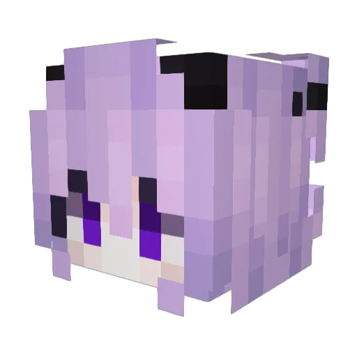 OTONE0110 Minecraft avatar head, 3D render