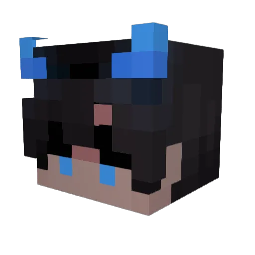 OTPAI3x Minecraft avatar head, 3D render