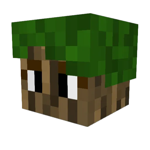 OTTY9 Minecraft avatar head, 3D render