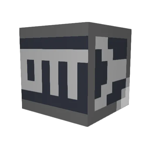 OTT_x64 Minecraft avatar head, 3D render