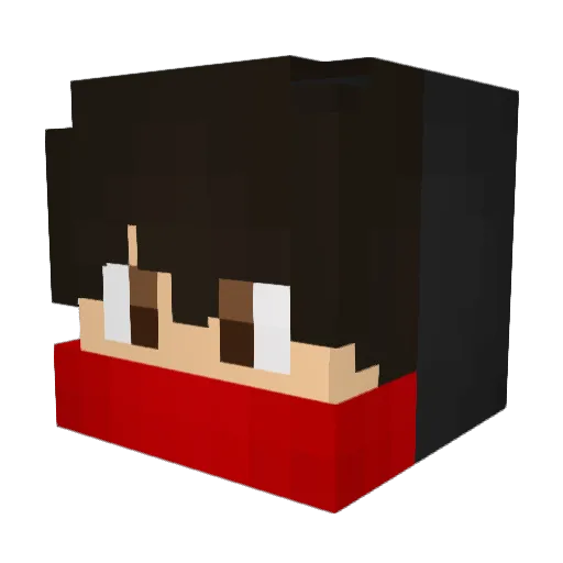 OTaldoFael Minecraft avatar head, 3D render