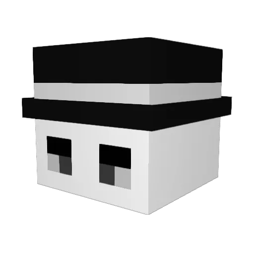 OTambor Minecraft avatar head, 3D render