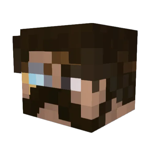OTheRealReaperO Minecraft avatar head, 3D render