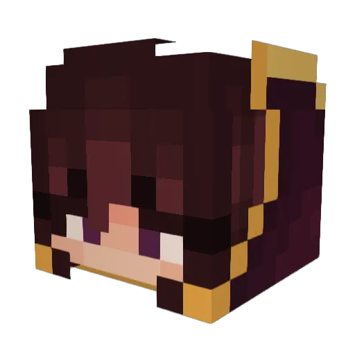 OTorrado Minecraft avatar head, 3D render