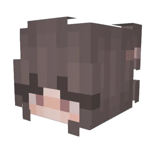 OUO11 Minecraft avatar head, 3D render
