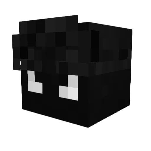 OUTLAV Minecraft avatar head, 3D render