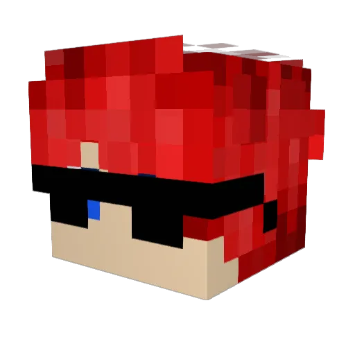 OVIEDO893 Minecraft avatar head, 3D render