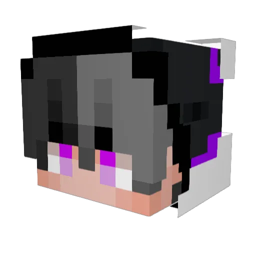 OVOAO Minecraft avatar head, 3D render