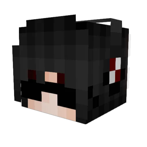 OVOShooter Minecraft avatar head, 3D render