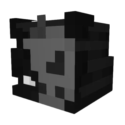 OVertitemA Minecraft avatar head, 3D render
