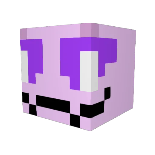 OW2tzar Minecraft avatar head, 3D render