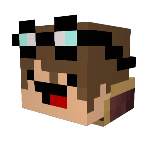 OWCGhetto Minecraft avatar head, 3D render