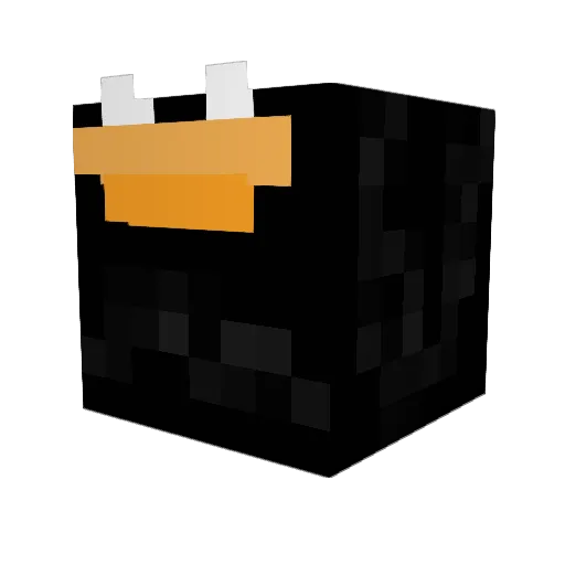 OWDP Minecraft avatar head, 3D render