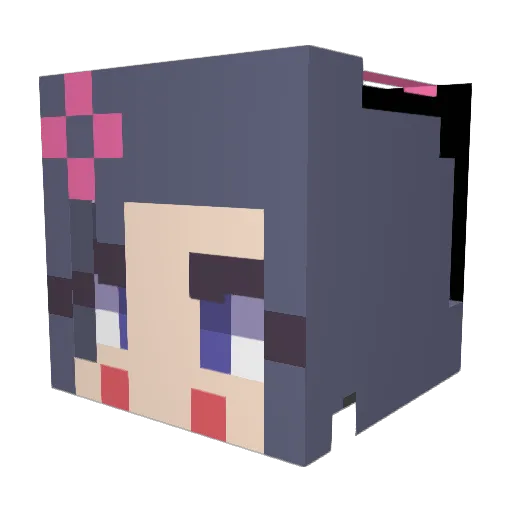 OWEEEWAS Minecraft avatar head, 3D render