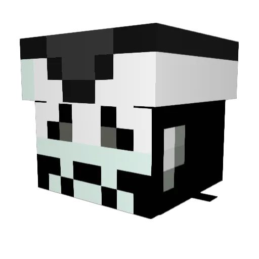 OWNZyoMAMA Minecraft avatar head, 3D render