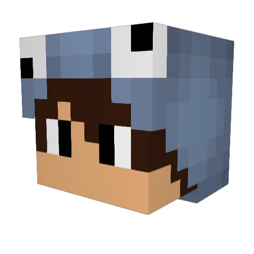 OWengelO Minecraft avatar head, 3D render