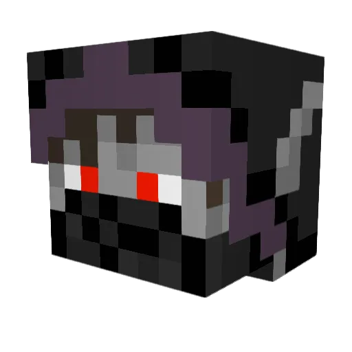 OXIDEII Minecraft avatar head, 3D render