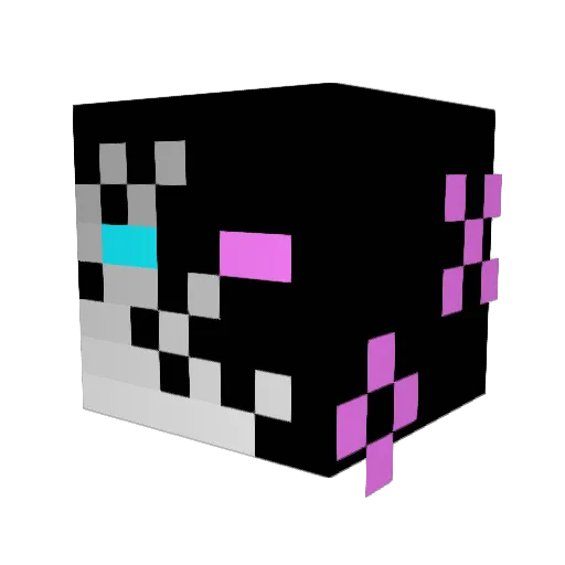 OXape Minecraft avatar head, 3D render