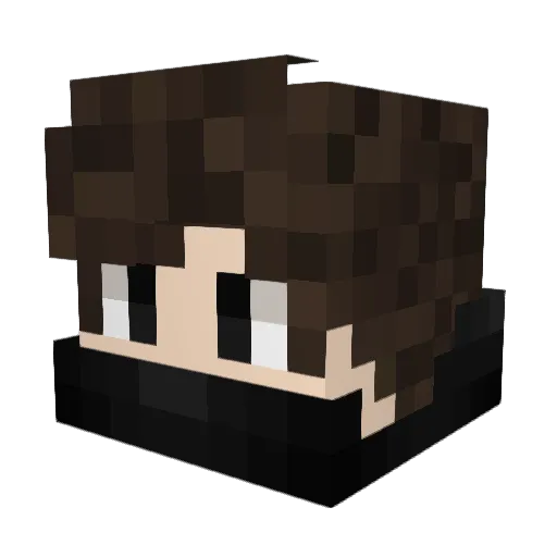 OZ_XiouS Minecraft avatar head, 3D render