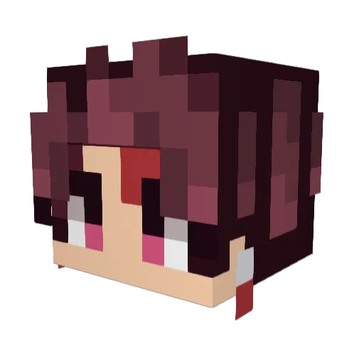 OZypey Minecraft avatar head, 3D render