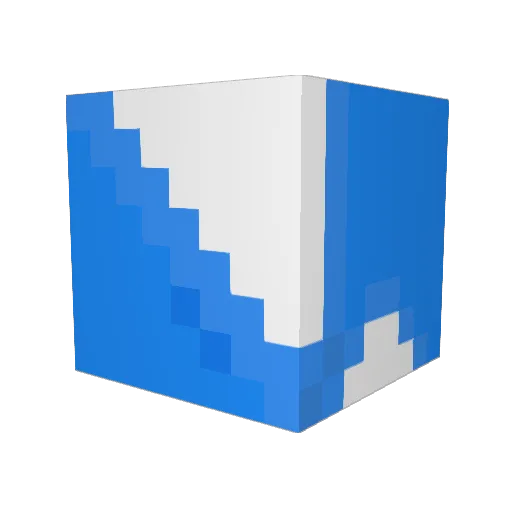 O_CMO Minecraft avatar head, 3D render