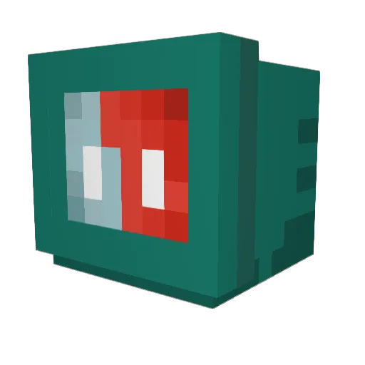 O_Koraks Minecraft avatar head, 3D render