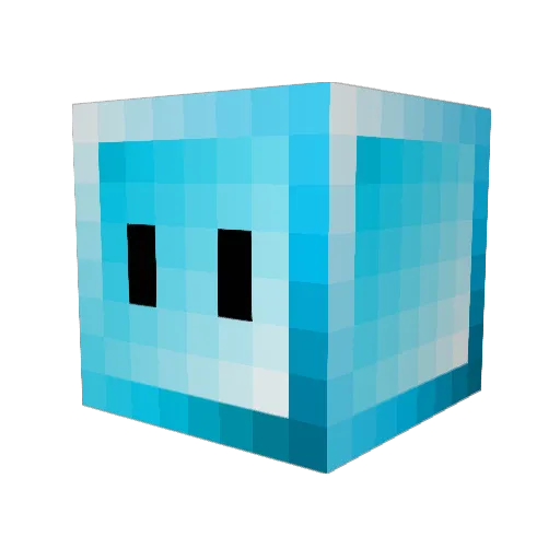 O_Levels Minecraft avatar head, 3D render