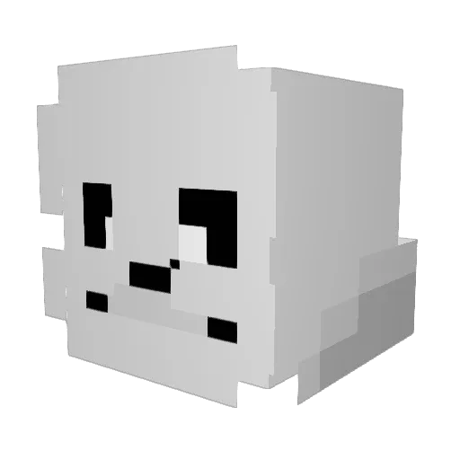 O_Mariscos Minecraft avatar head, 3D render