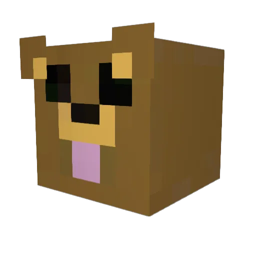 O_ONils Minecraft avatar head, 3D render
