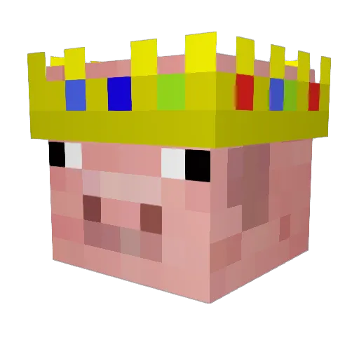 O_OYawiz Minecraft avatar head, 3D render
