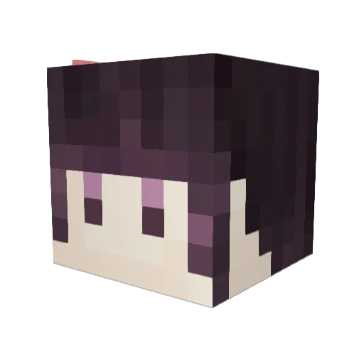 O_O_0403 Minecraft avatar head, 3D render