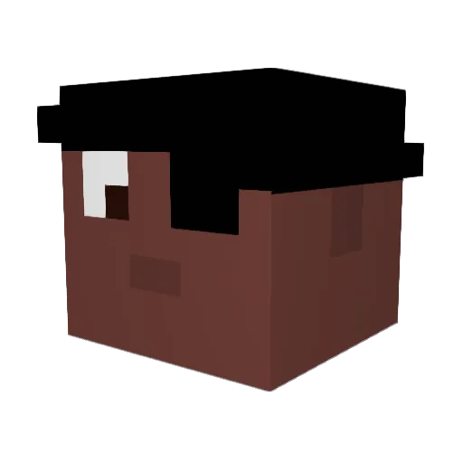 O_Parrudo_OFC Minecraft avatar head, 3D render