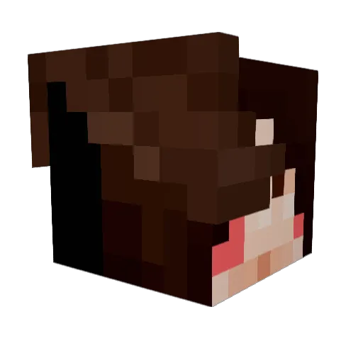 O_Rei Minecraft avatar head, 3D render