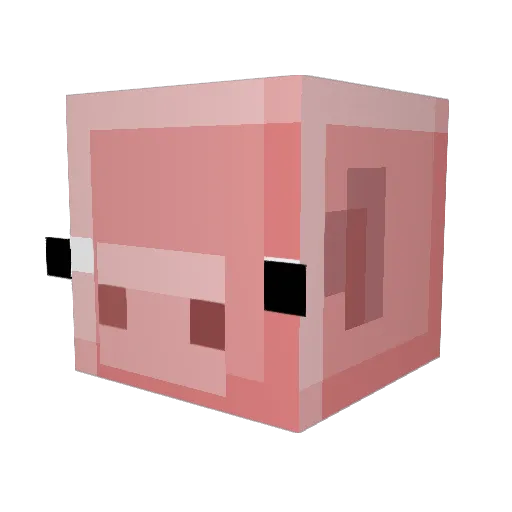 O_slav_O Minecraft avatar head, 3D render