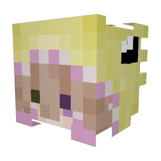 OafSeelie Minecraft avatar head, 3D render