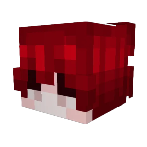 Oahsys Minecraft avatar head, 3D render